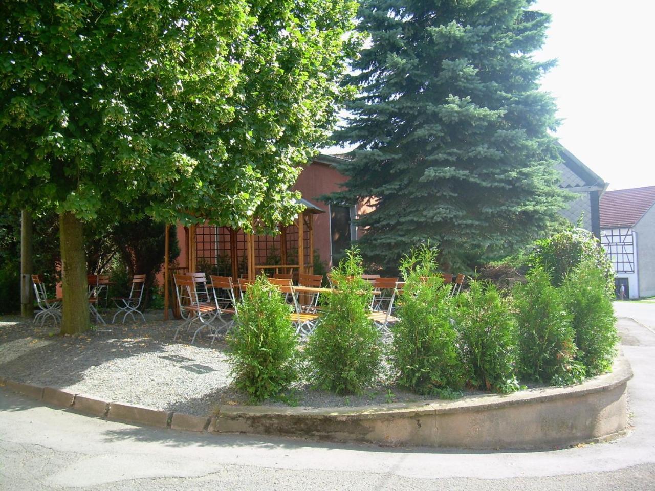 Landgasthof "Zur Linde" Dreba ภายนอก รูปภาพ